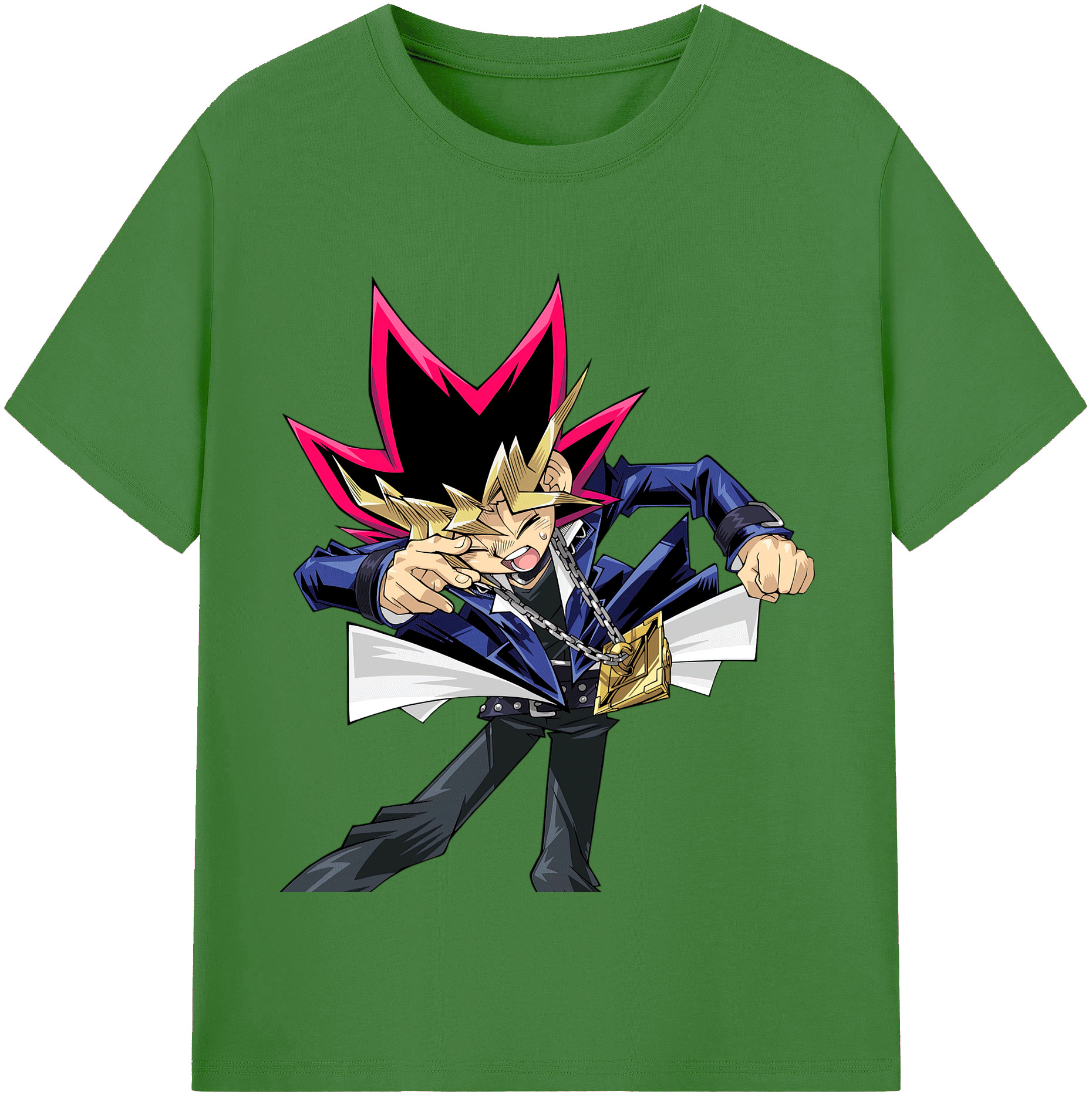 （画像用） 遊☆戯☆王 Yu-Gi-Oh! レディースカジュアルプリントTシャツ（綿100％）